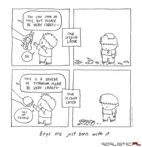 Boys Are Born With It