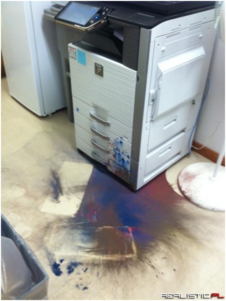 Cleanup in the Copy Room...