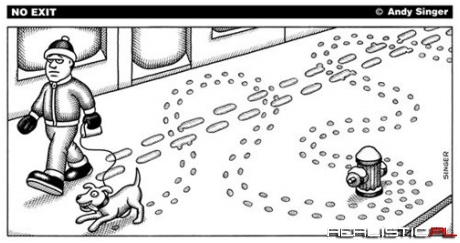 Footprints in the Snow