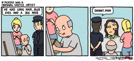 If Picasso Was a Criminal Sketch Artist