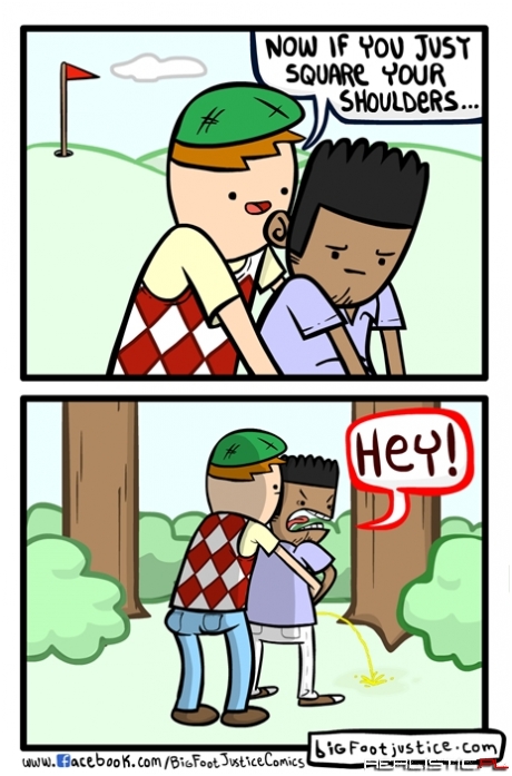 Just Helping You Tee Off