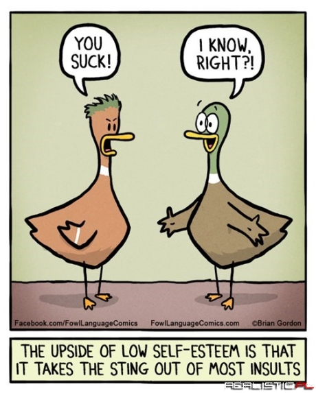 Low Self-Esteem Has Some Advantages