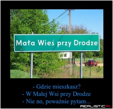 Mała Wieś Przy Drodze