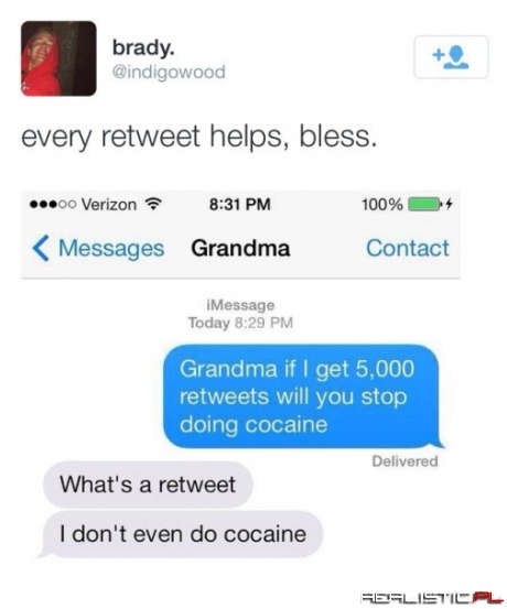 No Grandma, Coke Does You
