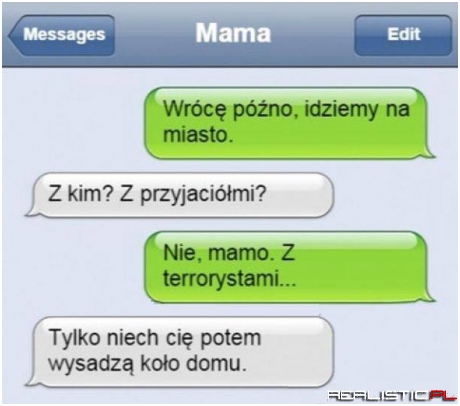 Rozmowa z mamą