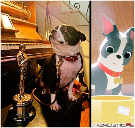 The Real Life Inspiration for the 'Feast' Dog Sure Looks Hungry!