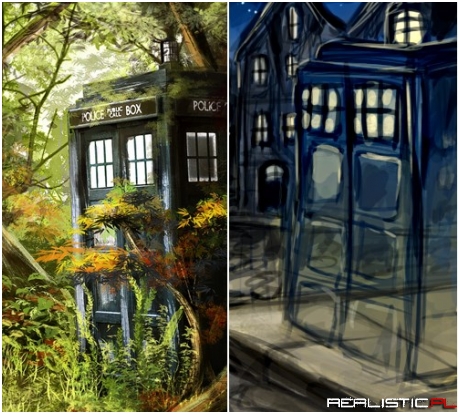The TARDIS Travels To Five Beautiful Places In Amazing Fan Art