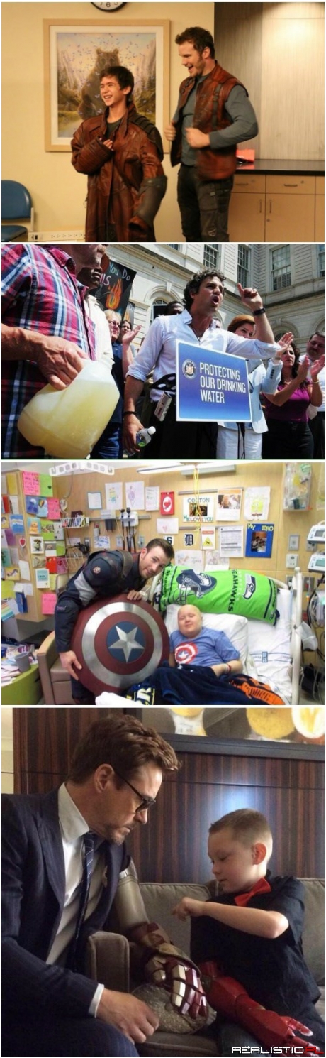 They're Heroes On and Off the Screen