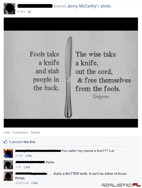 What About People That Just Want Some Butter