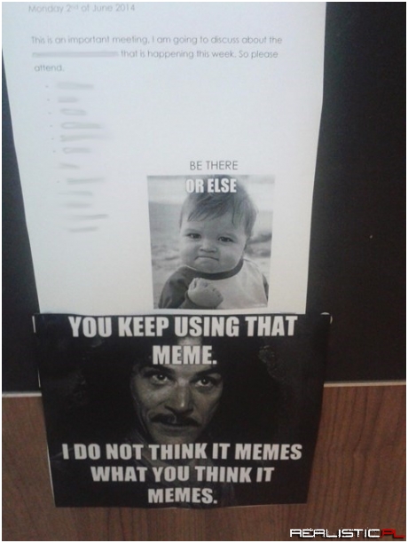 When Coworkers Try to Use Memes