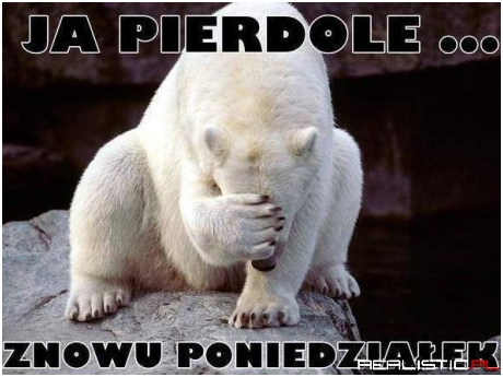 Znowu poniedziałek...