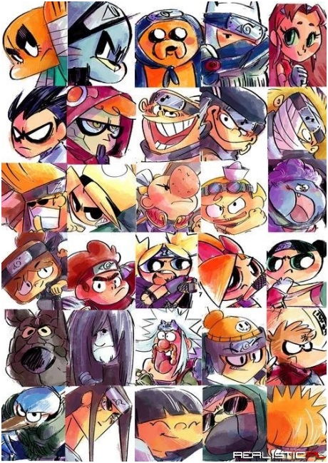 Cartoon Network Characters as Naruto Characters