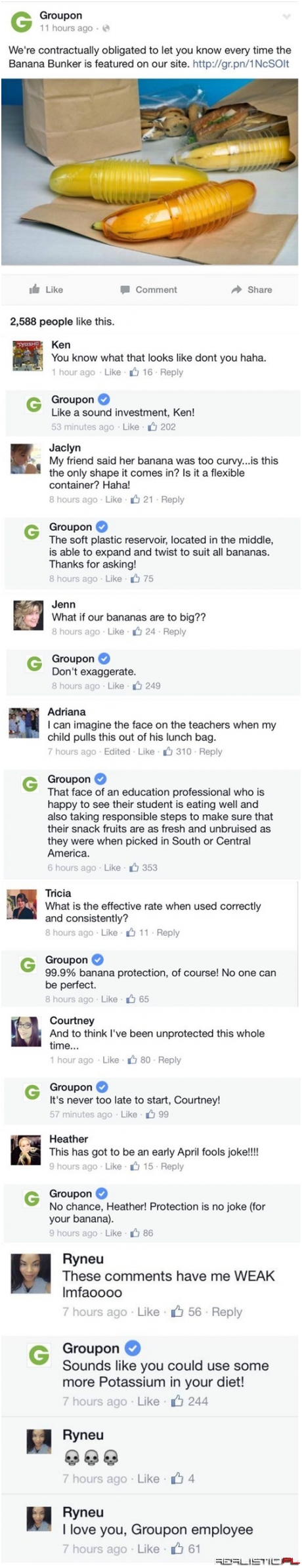 Groupon's Social Media Team Absolutely Knows They're Selling a Sexy-Looking Banana Case