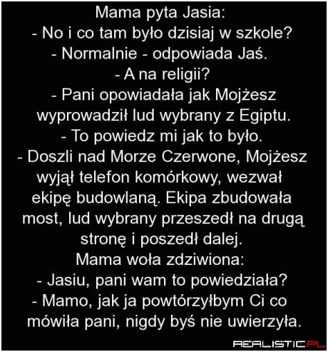 Mama pyta Jasia
