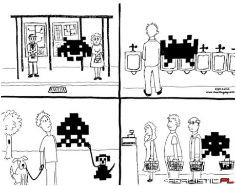 Personal Space Invaders