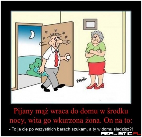 Pijany mąż