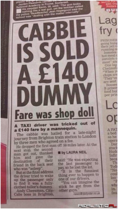 The Story of a Dummy That Got a Free Ride