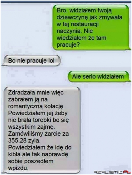 Zemsta bywa słodka ;)