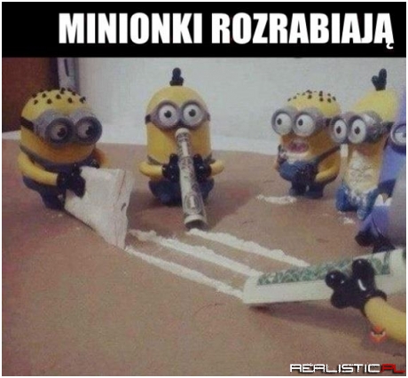Minionki rozrabiają ;)