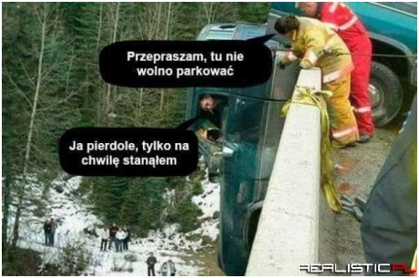 Tu nie wolno parkować!