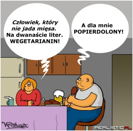 Człowiek, który nie jada mięsa