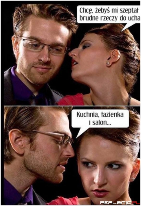 No to jej powiedział...