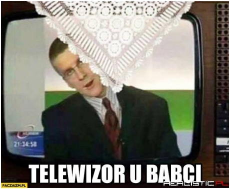 Telewizor u babci...