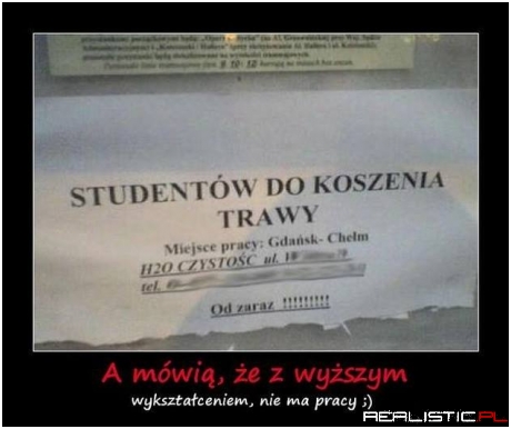 Praca od zaraz!