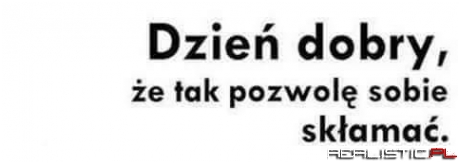 Dzień dobry