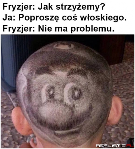 Włoska fryzurka