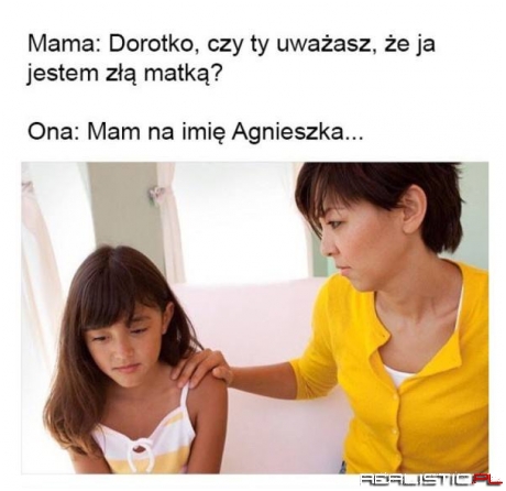 Mam na imię Agnieszka