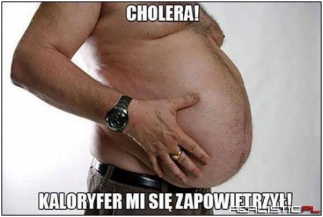 Kaloryfer mi się zapowietrzył ;)