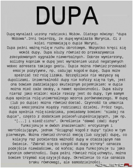 Dupa...