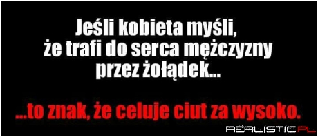 Najlepiej i w żołądek i ciut niżej