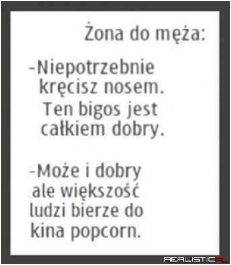 Żona do męża ;)