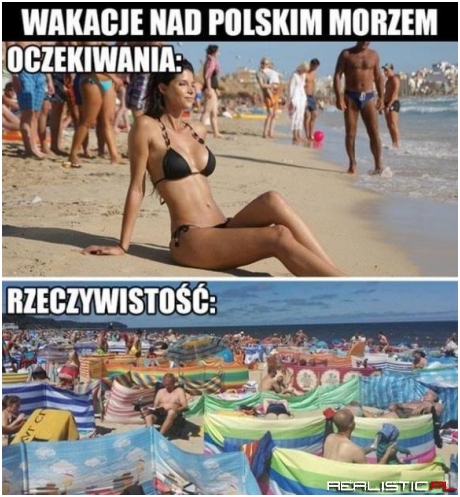 Wakacje nad polskim morzem ;)