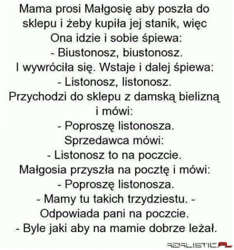 Aby dobrze leżał!