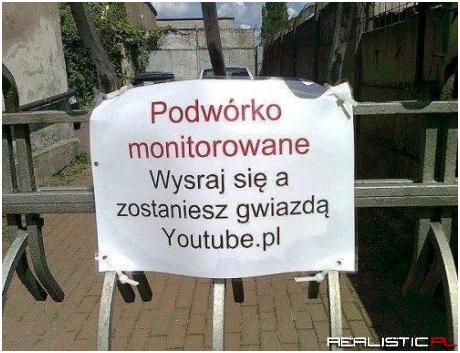 Podwórko monitorowane