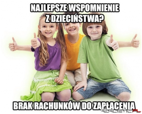 Wspomnienie z dzieciństwa