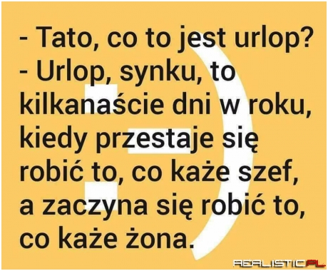 Co to jest urlop :D