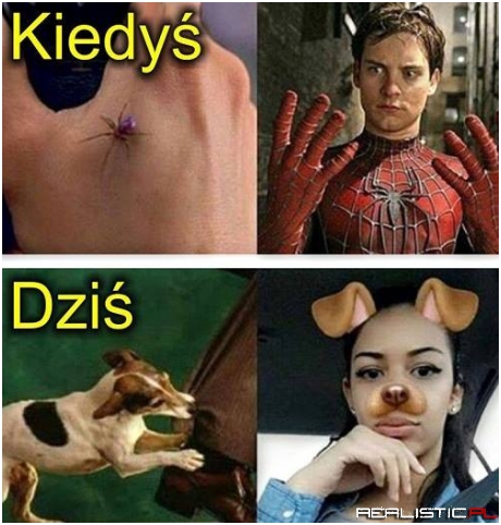 Kiedyś vs dzisiaj