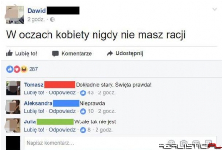 Nic dodać nic ująć
