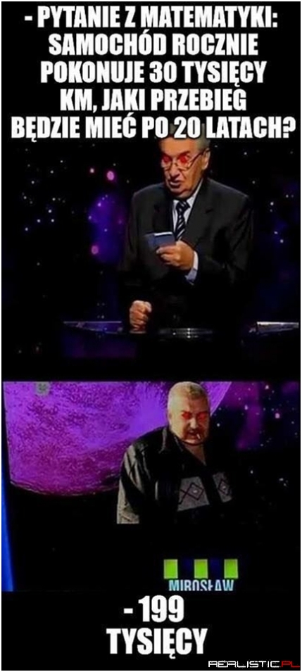 Panie, kręcony to on był ale do przodu
