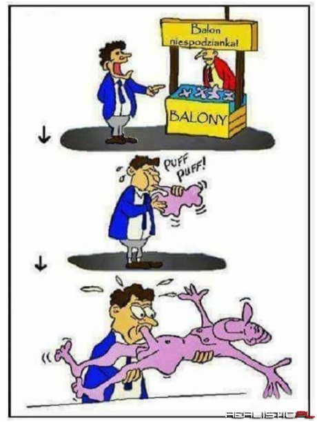 Balon niespodzianka
