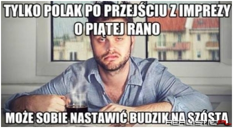 I jeszcze wstać i pójść do pracy