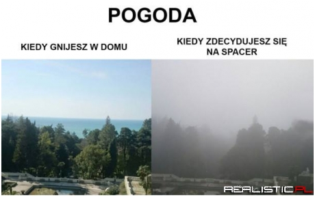 Pogoda nie rozpieszcza ;)