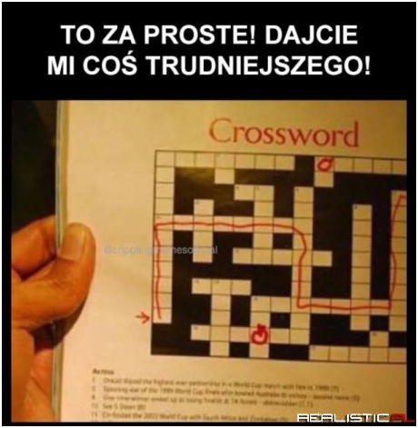 To jest za proste