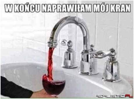 W końcu kran naprawiony ;)