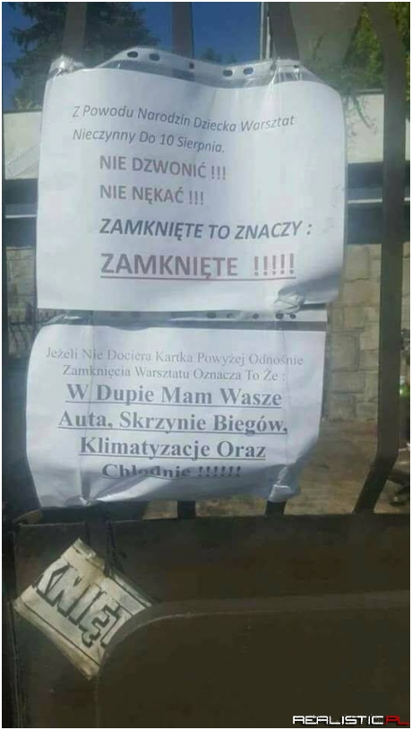 Żeby wszystko było jasne!