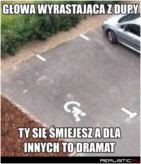 Człowiek z irokezem podczas srania ;)